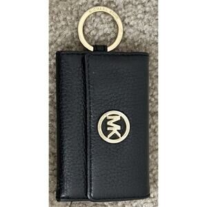 MICHAEL KORS Key Case/Key Ring/6 Strands/Black/Plain/Women's/7×11×2cm